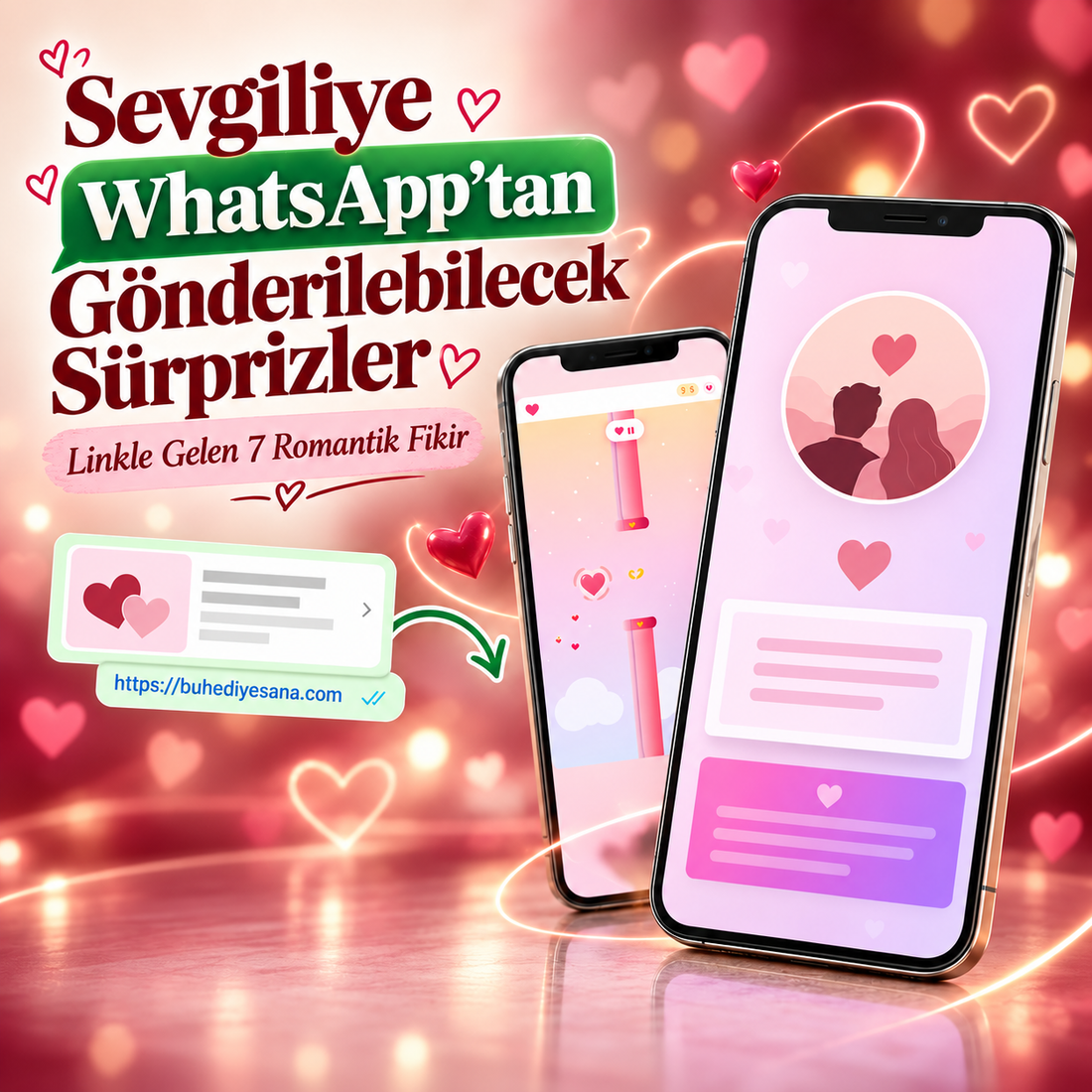 Sevgiliye WhatsApp’tan Gönderilebilecek Sürprizler: Linkle Gelen 7 Romantik Fikir