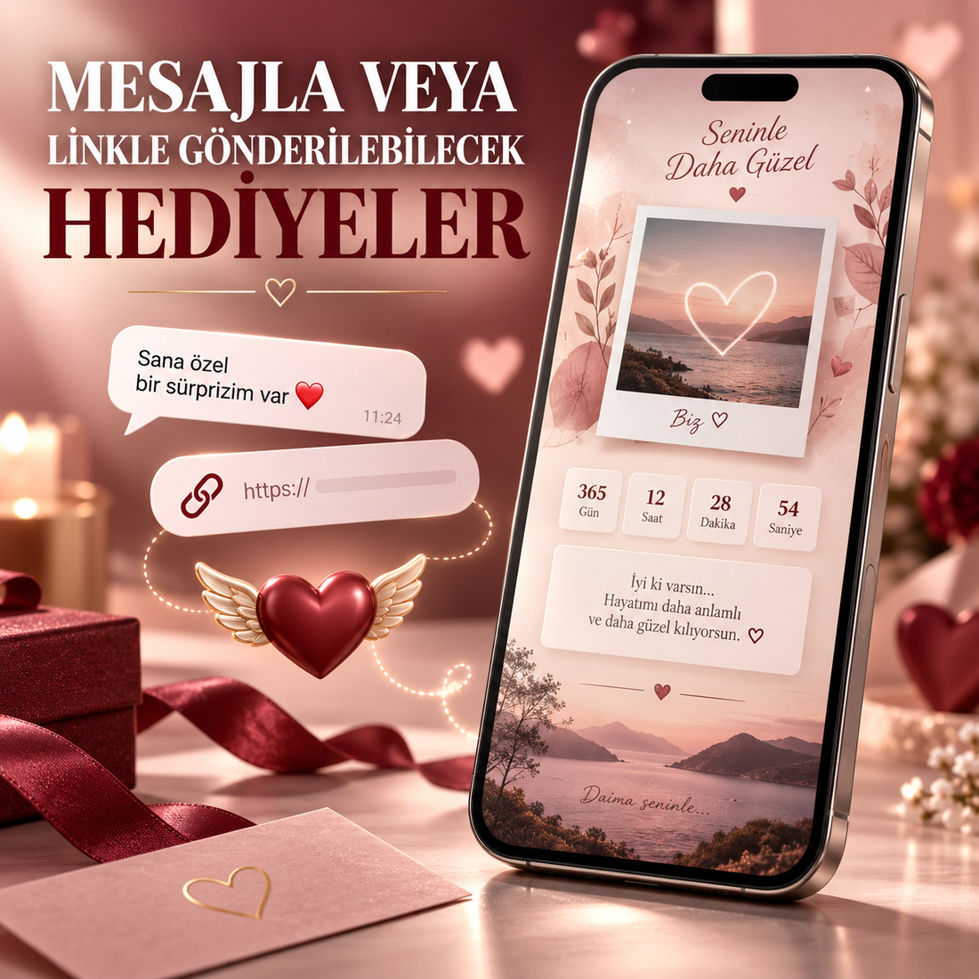 Mesajla veya Linkle Gönderilebilecek Hediyeler: Kargo Beklemeden Dijital Sürprizler