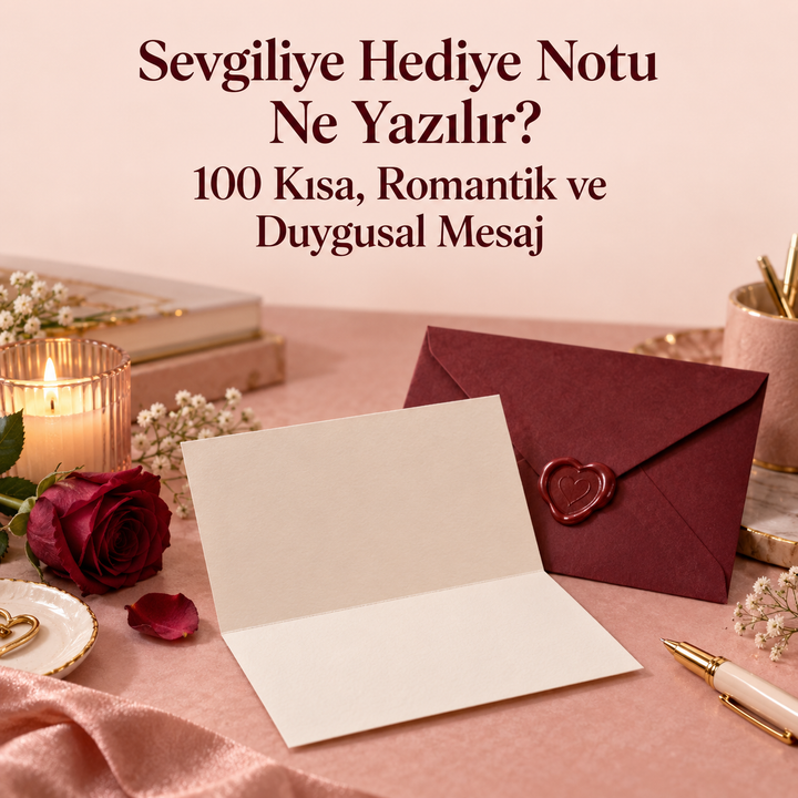 Sevgiliye Hediye Notu Ne Yazılır? 100 Kısa, Romantik ve Duygusal Mesaj