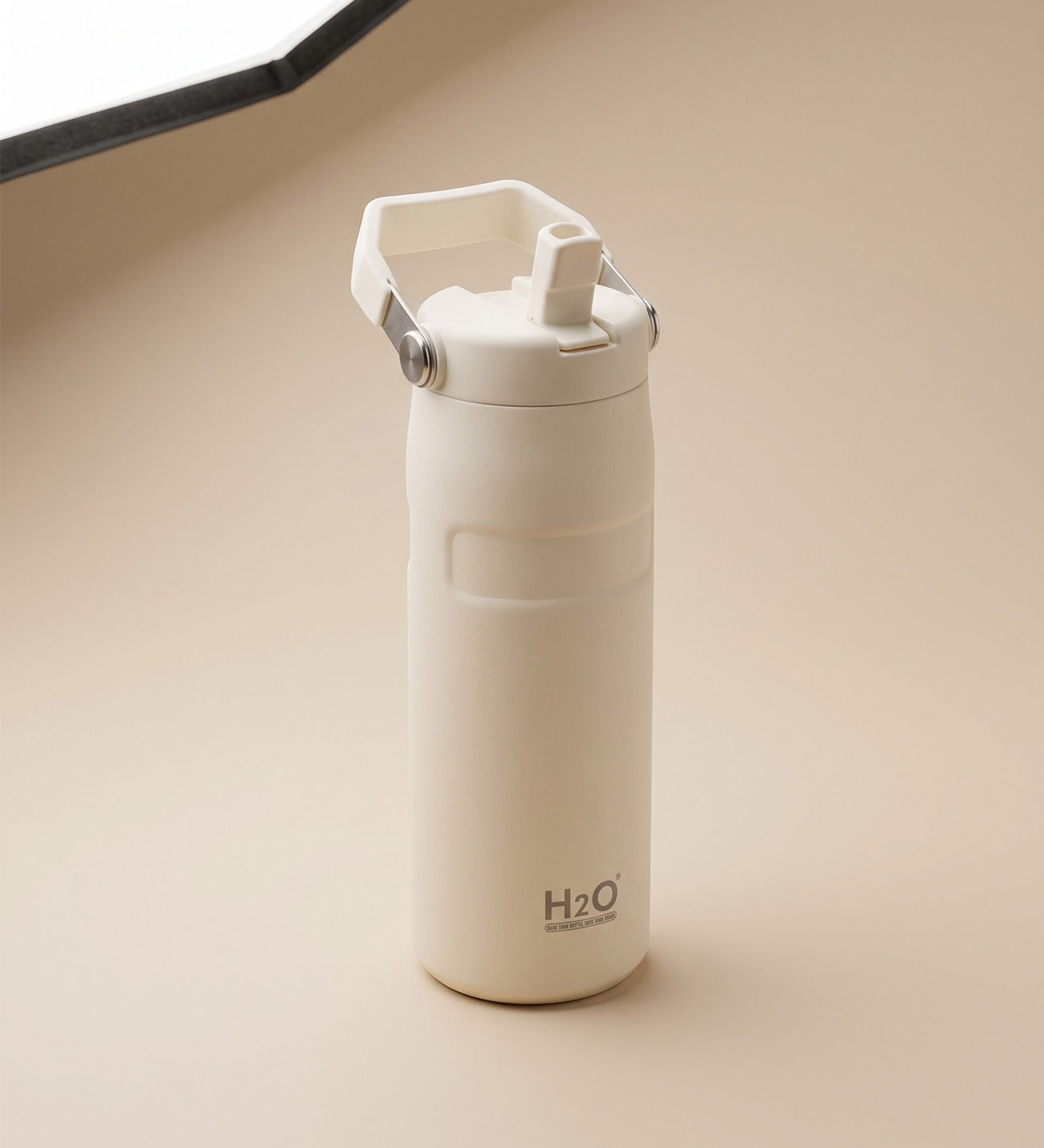 Kişiye Özel İsim Baskılı Pipetli Kulplu Hediyelik Paslanmaz Çelik Termos Mug 480 ml