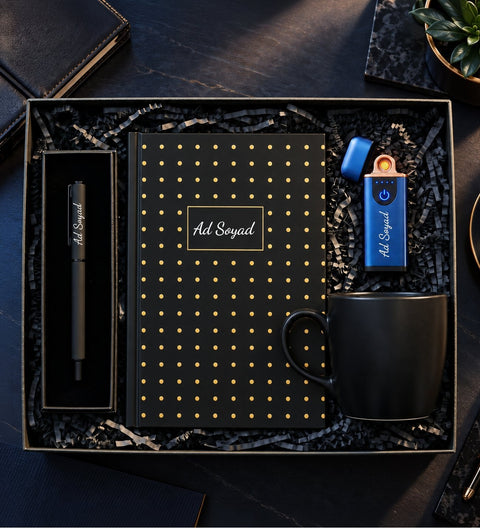 Kişiye Özel Boys Premium Hediye Seti - USB Çakmaklı Hediye Kutusu