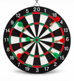 Dart Tahtası Seti 6 Adet İğne Uçlu Dart Oku Duvara Asılabilir Hedef Oyunu 36 cm
