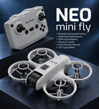 Kameralı Mini Drone NEO Mini Fly – Başlangıç Seviyesi, Engel Algılama ve Canlı Görüntü Aktarımı, 14 cm