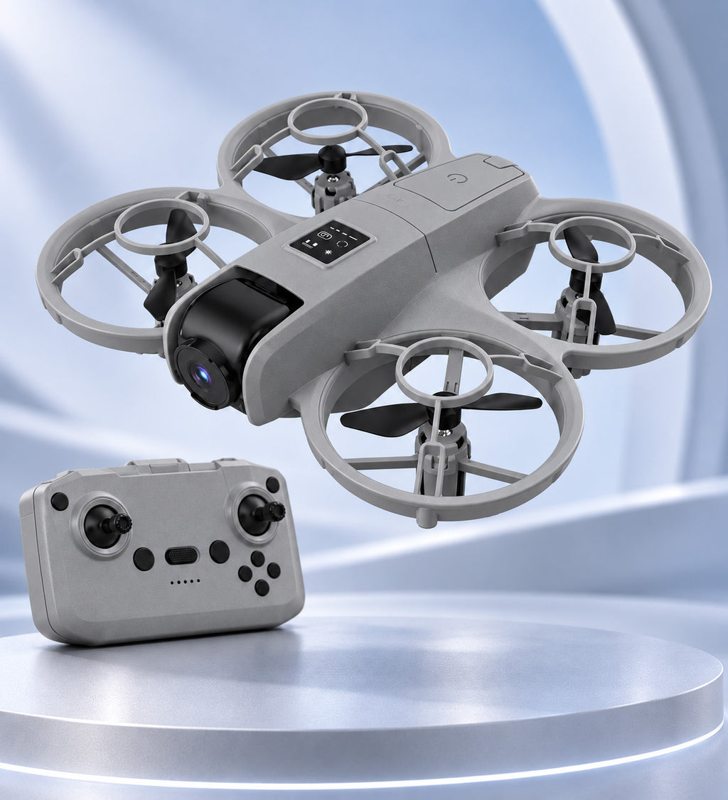 Kameralı Mini Drone NEO Mini Fly – Başlangıç Seviyesi, Engel Algılama ve Canlı Görüntü Aktarımı, 14 cm
