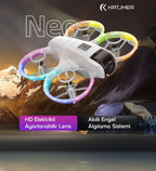 Kameralı Mini Drone NEO Mini Fly – Başlangıç Seviyesi, Engel Algılama ve Canlı Görüntü Aktarımı, 14 cm