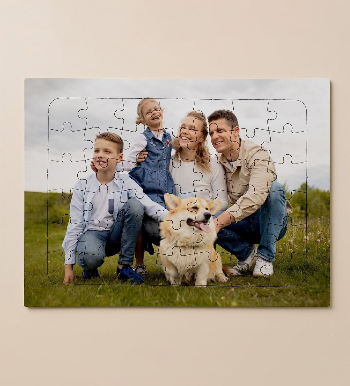Kişiye Özel Fotoğraf Baskılı 42 Parça Puzzle Yapboz - A4 (27x20 cm)