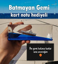 Özel Notlu Batmayan Gemi Figür Titanik Aşk Gemisi