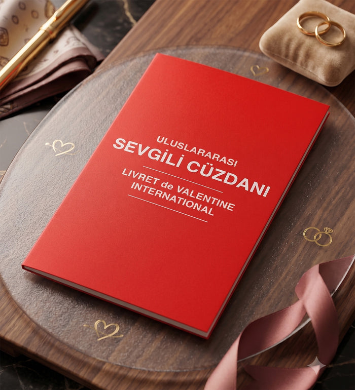 Kişiye Özel Fotoğraflı Uluslararası Sevgili Cüzdanı, Sevgiliye Hediye