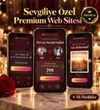 Sevgiliye Premium Dijital Hatıra Sayfası – Kişiye Özel Web Sitesi Hediyesi